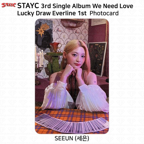 StayC 3rd Single Album We Need Love Photocard Lucky Draw Apple Everline Withmuu - Picture 4 of 95