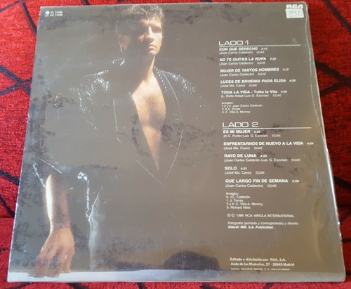 EMMANUEL **Desnudo** ORIGINAL 1986 Spain LP **SEALED** - Picture 2 of 2
