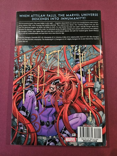 Inhumanity Hard Cover Graphic Novel Collection Near Mint - Picture 2 of 2