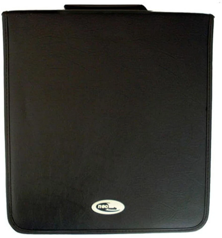 Neo 240 Sleeve CD DVD Ring Binder Disc Carry Case Wallet Faux Leather PU Holder