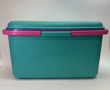 VTG Craft Storage Tote Organizer Tray Retro Eagle Craftstor 20" Sewing Pink VGC