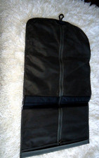 Black Dress Storage Garment Suit Coat Travel Cover Hanger Protector Carrier Bag