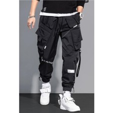 Men's Cargo Pants Hip Hop Multi-pocket Trousers Streetwear Sweatpants