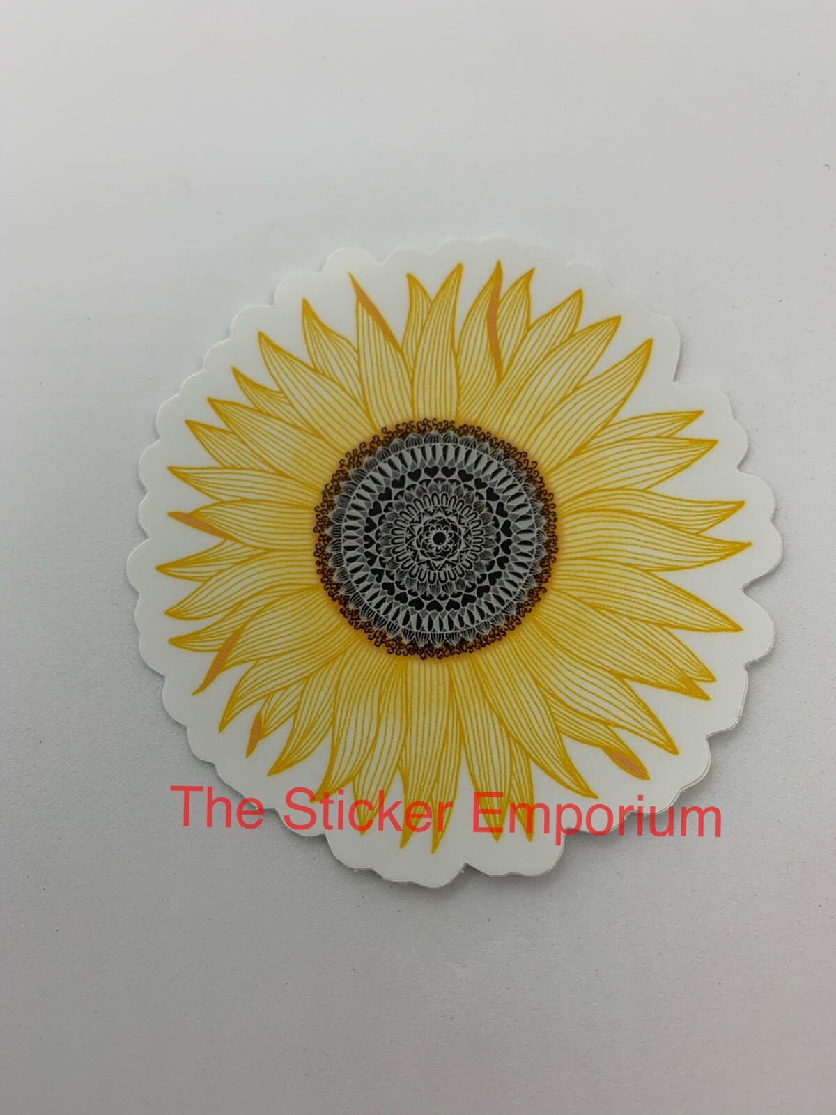 Sunflower Mandela Flower Sticker ~ Water Bottle ~ Laptop ~ Tumbler ...