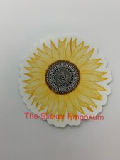 Sunflower Mandela Flower Sticker  Water Bottle  Laptop  Tumbler  Vinyl Decal