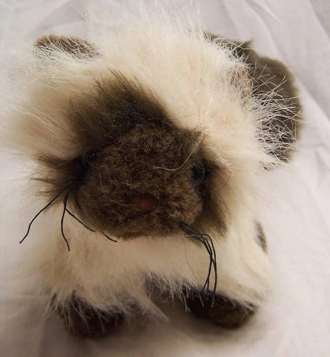 Ganz HIMALAYAN FURRY CAT 8" Plush STUFFED ANIMAL Toy - Image 2 of 3