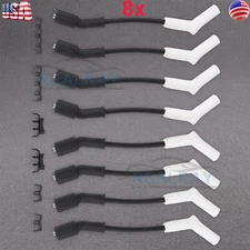 LS Black Spark Plug Wire Set 45 Corvette Camaro GMC Sierra Silverado