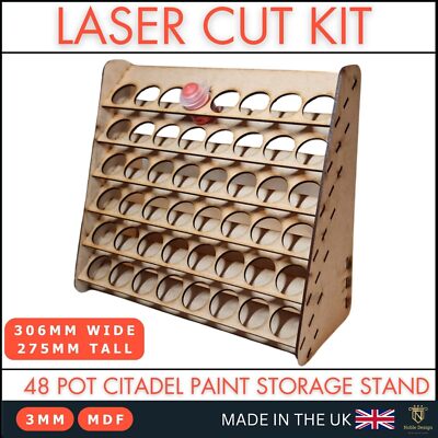 Paint Stand 48 Tins rack storage airbrush warhammer Citadel ND0418