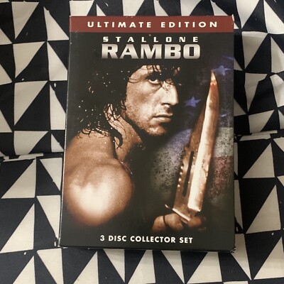 CD☆3枚／FIRST BLOOD／RAMBO 1〜3／ランボー 1.２.3 Rambo Ultimate Edition DVD Trilogy Box Set First Blood Part