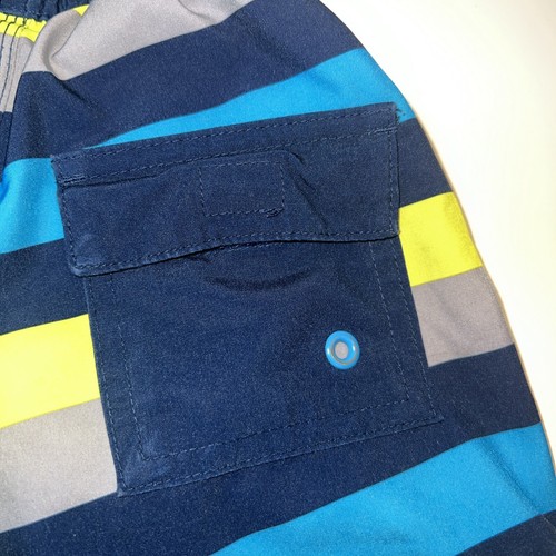 Wonder Nation Boys Quick Dry Swim Trunks 3 Pocket Tropical Shorts XS (4-5) - Picture 5 of 7