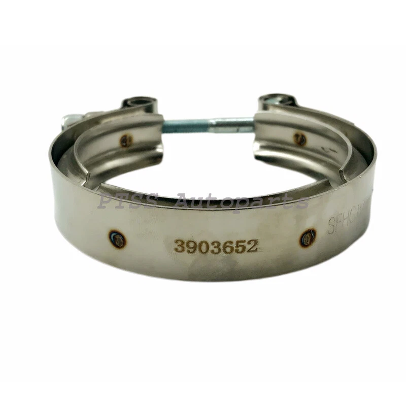 3903652 OEM V-Band Clamp Turbo Outlet For Cummins 6BT Dodge Ram 2500 3500 5.9L - Image 3 of 4
