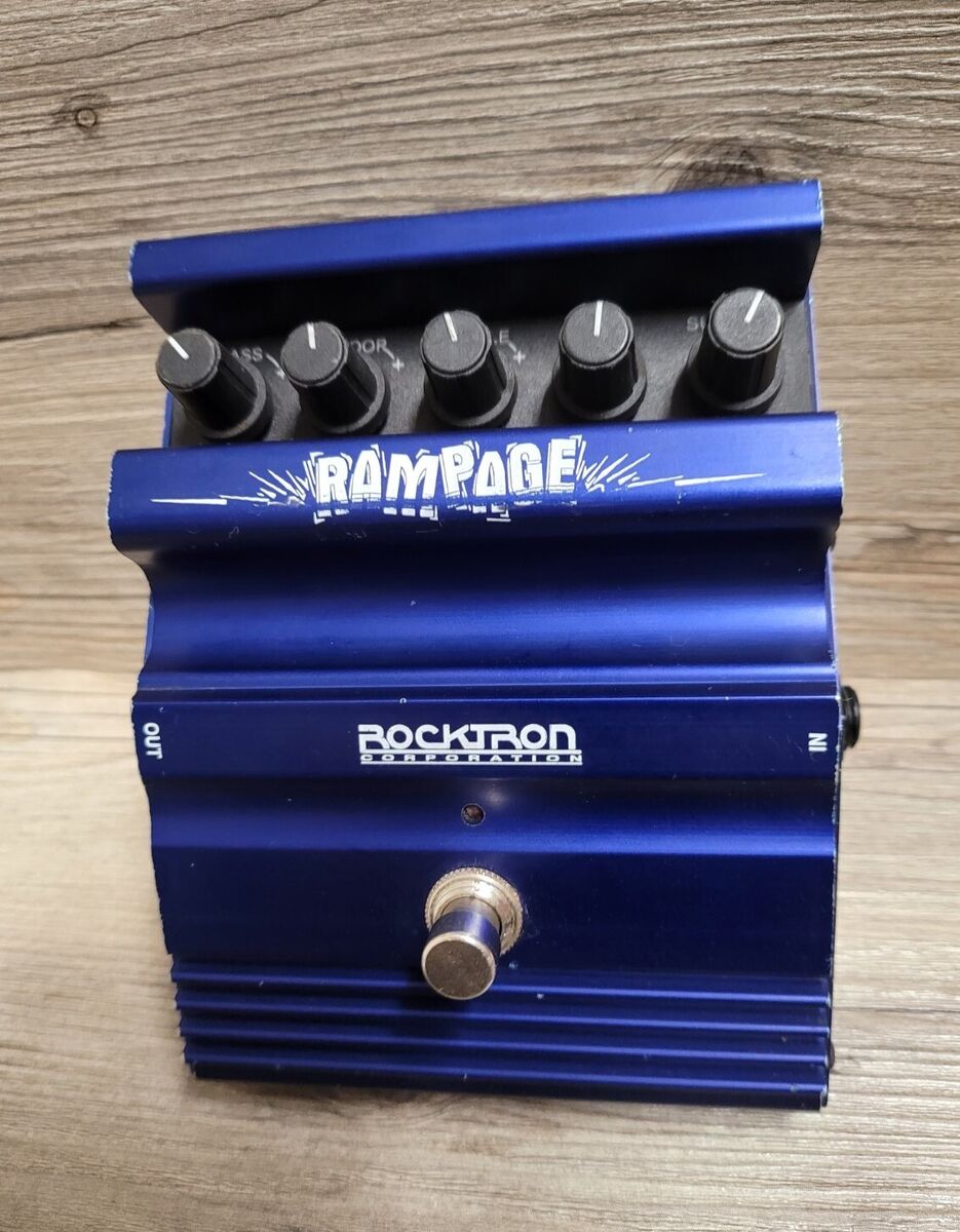 Rocktron Rampage V1 Distortion High Gain Guitar Effect Pedal Rocktron Rampage V1 Distortion High Gain Guitar Effect Pedal
