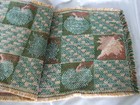 Fall tapestry pumpkin & leaves table runner, 74"x12"used pre-owned, no label — photo 6
