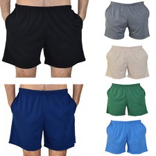 Kurz Pyjamahose mit Taschen Schlafshorts Pyjamashorts Born2rest Baumwolle S-5XL