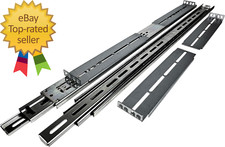 Rackmount Sliding Rails - Kit for 2U-8U Chassis Adjustable 26" to 40" Depth 2