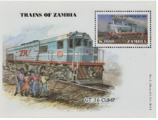 Zambia #SGMS790 MNH S/S 1999 Trains Locomotives Cump 781