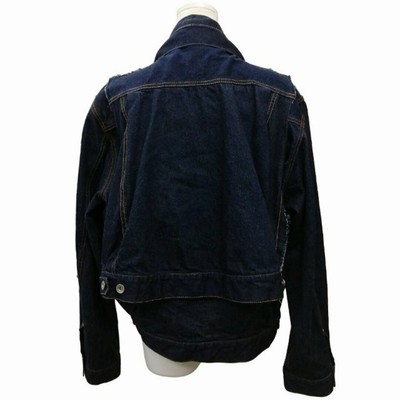 Sakai Sacai 20SS Double Layered Jacket Docking Denim 20-04925 