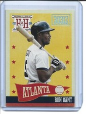 Ron Gant.2013 Panini Hometown Heroes Zip Code Baseball Card #67
