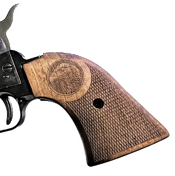 HERITAGE ROUGH RIDER Walnut GRIPS .22 & .22 MAG Carved American eagle - Image 4 of 4