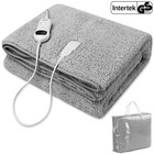 Couverture chauffante en polaire 180x130 cm120W polyester surmatelas réglable