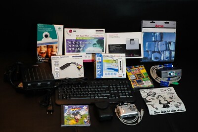 Paket Flohmarktartikel PC Computer Zubehör Konvolut DVD Brenner Speedport DVBT