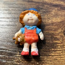 1984 CKP 2" Cabbage Patch Kid Boy With Bear Cap & Slingshot
