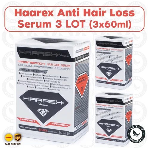 3 LOT Haarex Anti Hair Loss Serum NEW-EXP 2027 or better