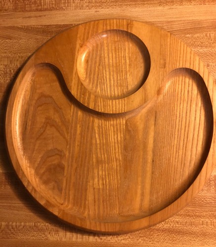 Wood Oak Serving Tray for