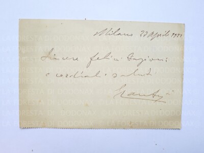 CARTOLINA PUBBLICITà EDOARDO BIANCHI FABBRICA AUTOMOBILI