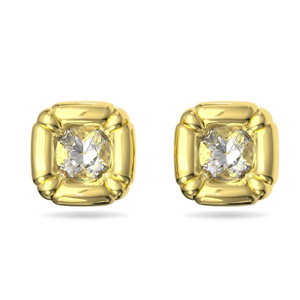 Swarovski yellow gold earrings sale