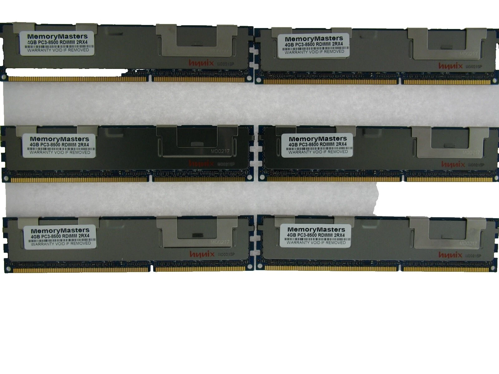ECC Network Server Memory 6 Modules