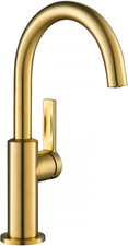 Oletto Single Handle Kitchen Bar Faucet in Brushed Brass, KPF-2822BB
