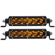 Rigid 906704 Sr-series Pro Dot Sae Yellow Fog Led Lights Pair Kit Set Universal Rigid 906704 Sr-series Pro Dot Sae Yellow Fog Led Lights Pair Kit Set Universal