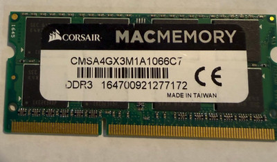 Corsair/MacMemory CMSA4GBX3M1A1066C7 DDR3
