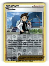 thorton pokemon card value Lost Origin Secret Full Art #210 PSA 10 You may play only 1 Supporter card during your turn Pokemon Lost Origin Secret Rare