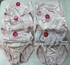 6 pack VANITY FAIR UNDERSHAPERS light control HI CUT Brief QUARTZ Sz - 5 / S
