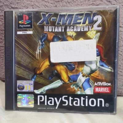X Men 2 Mutant Academy - PS1 - PlayStation 1 PAL - Complete - Image 1 of 4