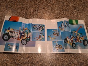 K'NEX Yellow Box Hard KNEX Carrying Case w/ 750+ Pieces Pictures Booklet