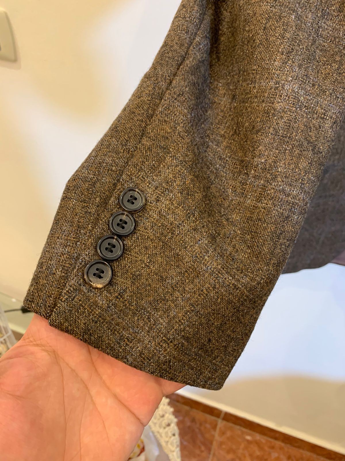 Vintage Hugo Boss 100% Zelanzer merino wool Loro Piana jacket blazer 44R 44L thumbnail 6