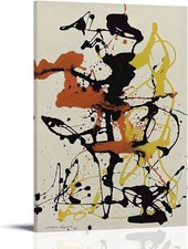 Jackson Pollock Prints Wall Art Paintings Poster Number 26 Abstract Painting