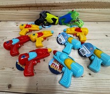 Mini Water Gun Lot Squirt Toys Assorted Colors Outdoor Summer Fun Age 10 Total