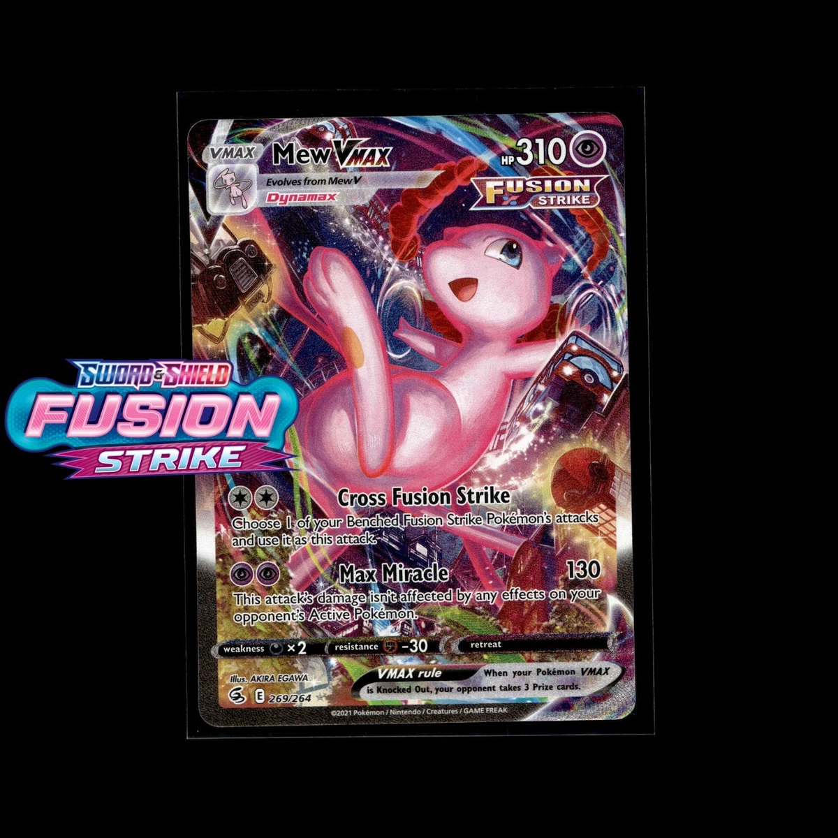 Mew VMAX 269/264 Swsh08: Fusion Strike for sale | eBay