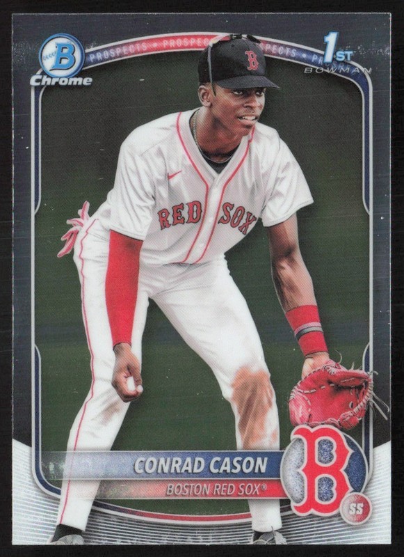 2025 Bowman Chrome Prospects Conrad Cason #BCP-130 GS1-50