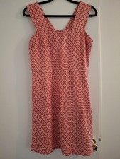 Womens Gap 100% Linen Rosehip Pink Shift Dress. Size 4.