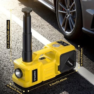 Electric Car Jack kit,5ton/4999.95 KG 12v HydraulicCarJackLiftwithTireInflator