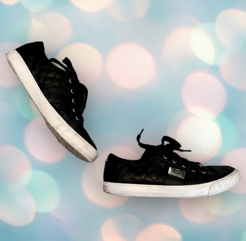 GUESS Women’s Leather Sneakers Shoes Size 7.5 - Picture 4 of 7