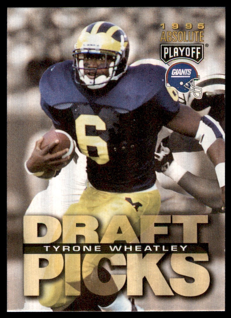 1995 Absolute #191 Tyrone Wheatley RC Giants