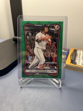 Topps 2026 Bowman Jose Ramirez Cleveland Guardians Green Patten Parallel 57/99