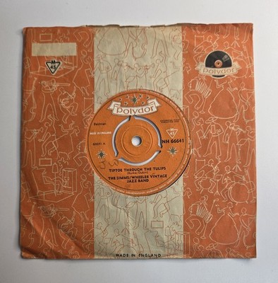 The Simms/Wheeler Vintage Jazz Band Tiptoe Through the Tulips/Marie 45rpm Import