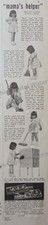 1939 Print Ad Little Girl Cleaning Sets Mama s Helper Kiddy Brush Toy Co MI